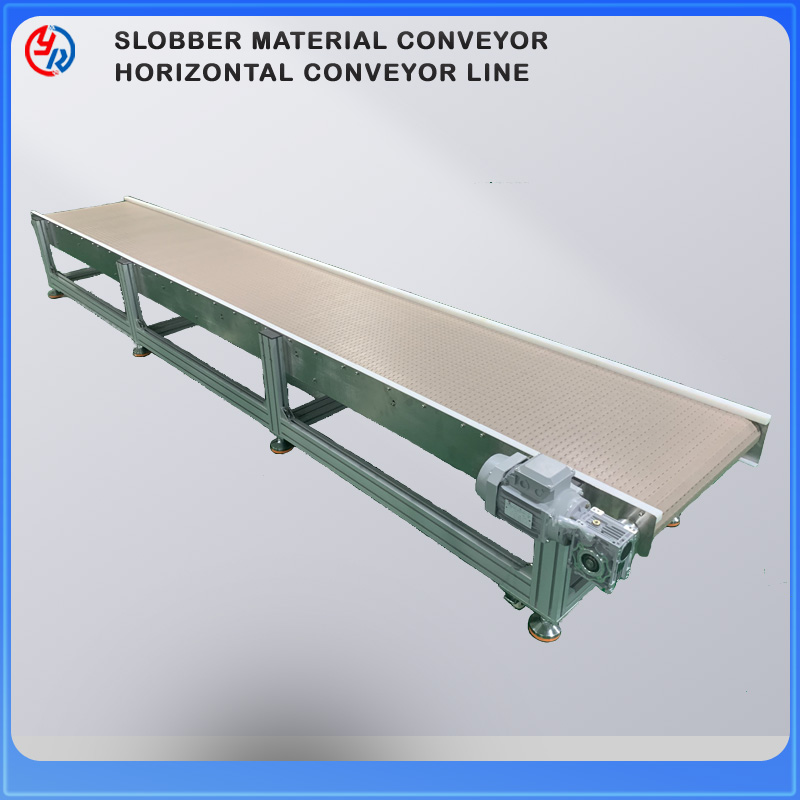 Slobber material conveyor  Horizontal conveyor line